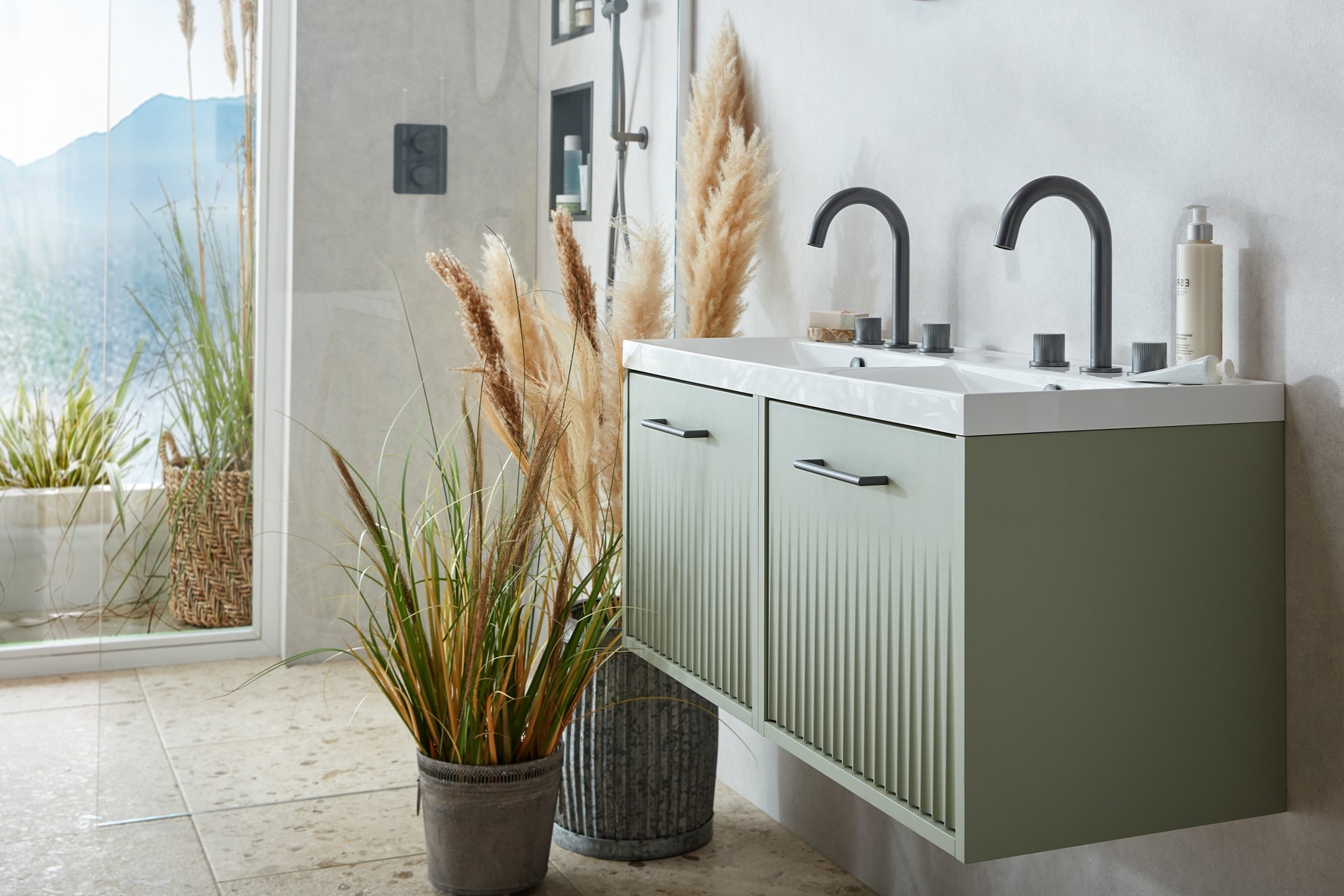Green Bathroom Furniture