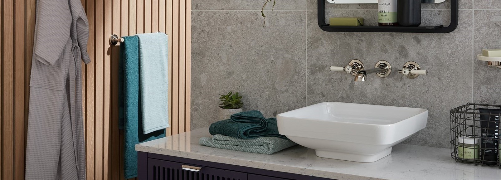 Bright Nickel Bathroom Taps