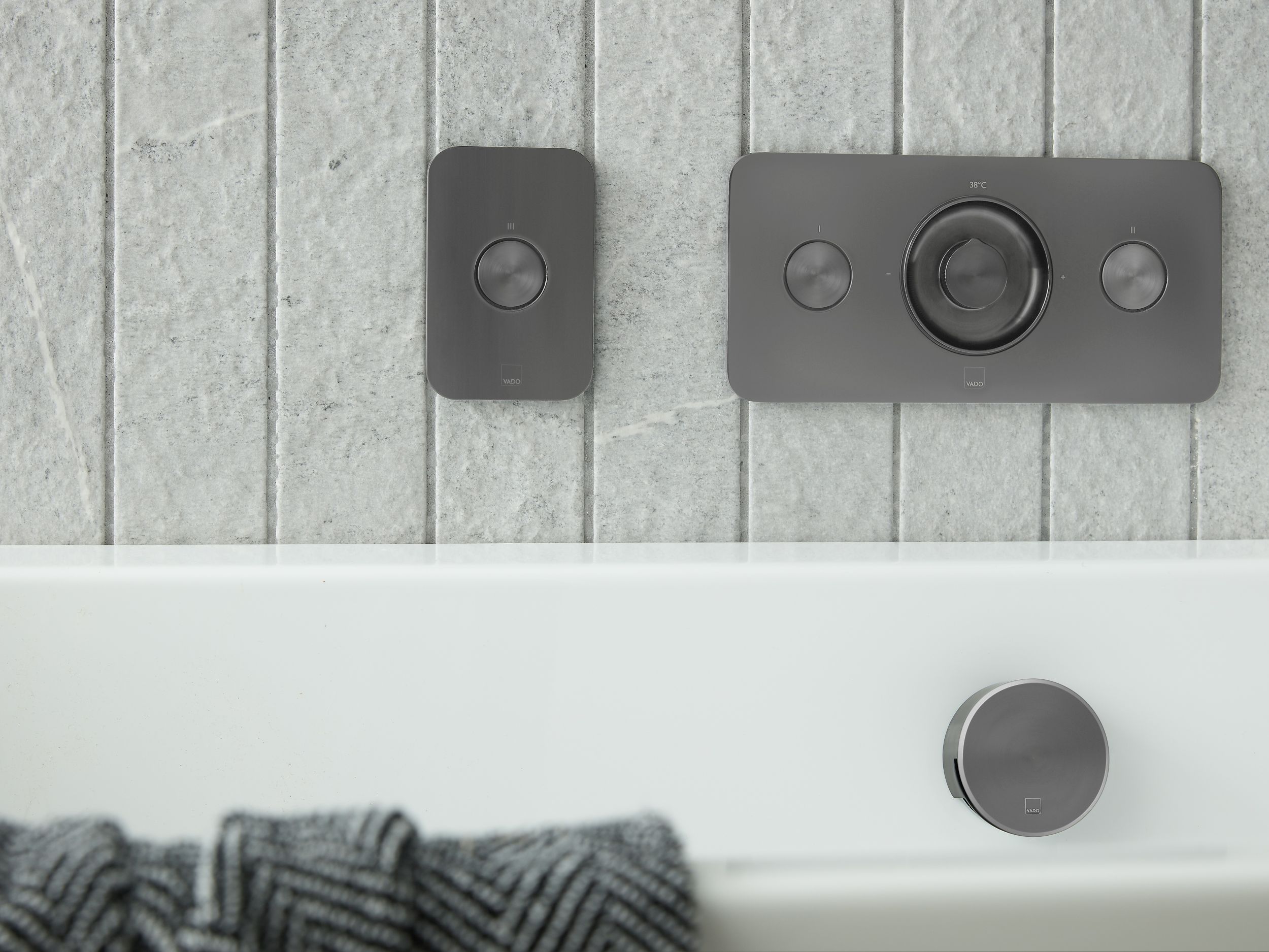Brushed Gunmetal Showers
