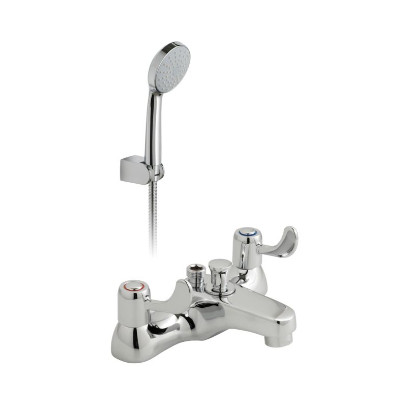Deck Mounted Bath/Shower Mixer CD Valve with Lever Handles
