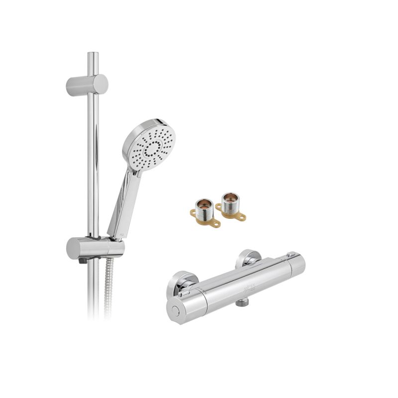 Thermostatic Shower Package with Multi-Function Handset