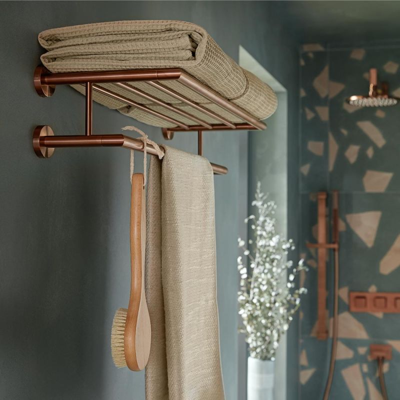 Towel Shelf with Rail
600mm (24”)