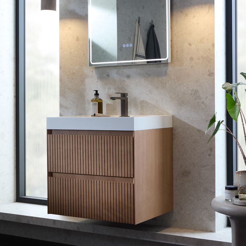 Groove 600mm Wall Hung Vanity Unit