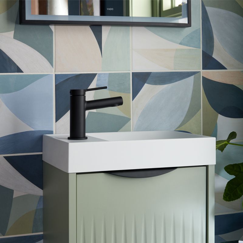 Safari Lever Mini Mono Basin Mixer Tap for Low Pressure System and Universal Basin Waste