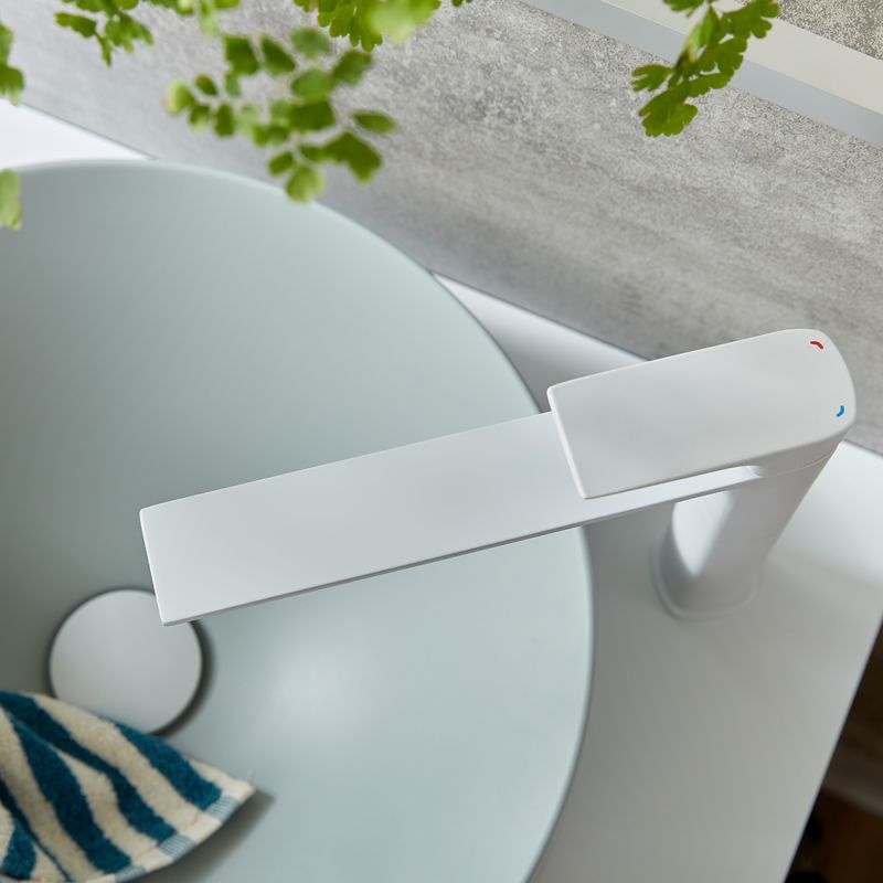 Lever Extended Mono Basin Mixer for Low Pressure System