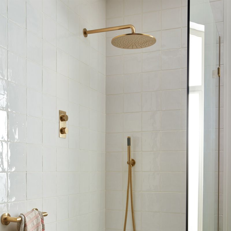 Single Function Easy Clean Round Shower Head, 300mm (12”)