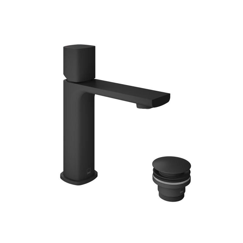 Leverless Mono Basin Mixer Tap for Low Pressure System and Universal Basin Waste