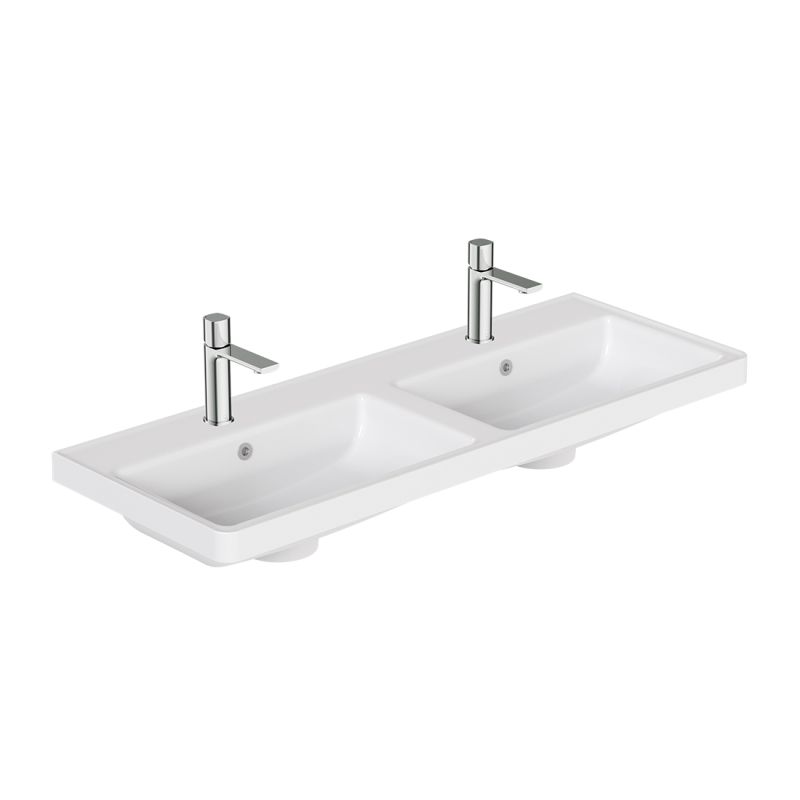 Cameo Ceramic Vanity Basin, 1200mm