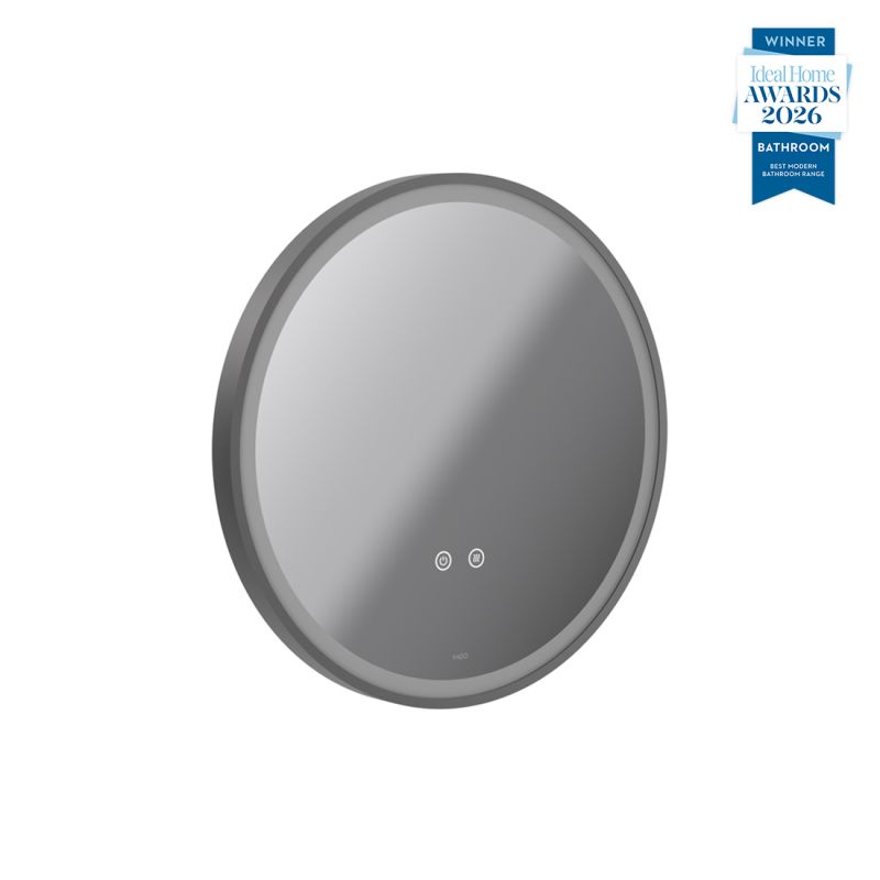 Round Illuminated LED Bathroom Mirror, 500mm