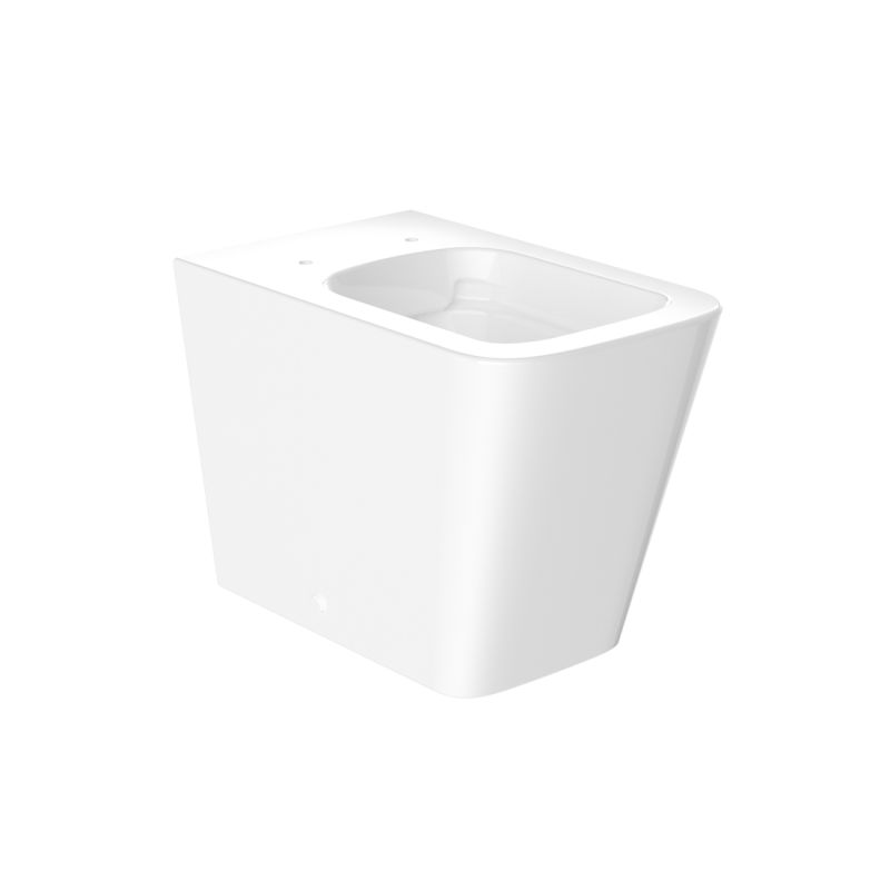 Back to wall WC with soft-square bowl Back to wall WC with soft-square bowl