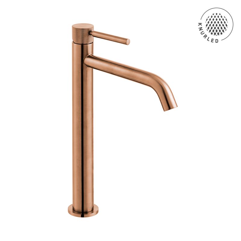 Origins Knurled Tall Mono Basin Mixer Tap