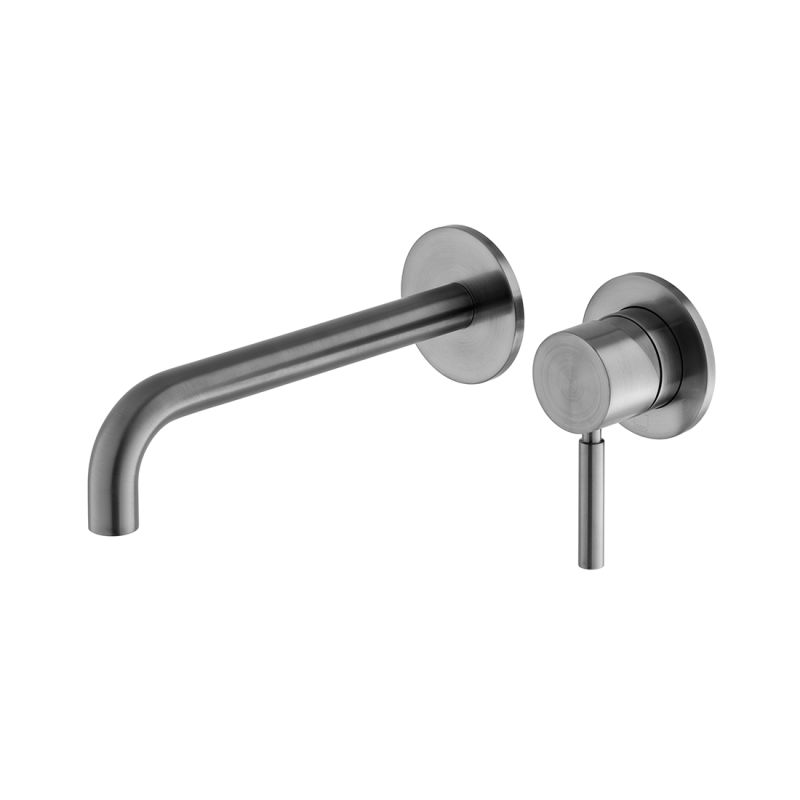 Origins Wall Mounted Single Lever Basin Mixer Tap, 180mm Spout