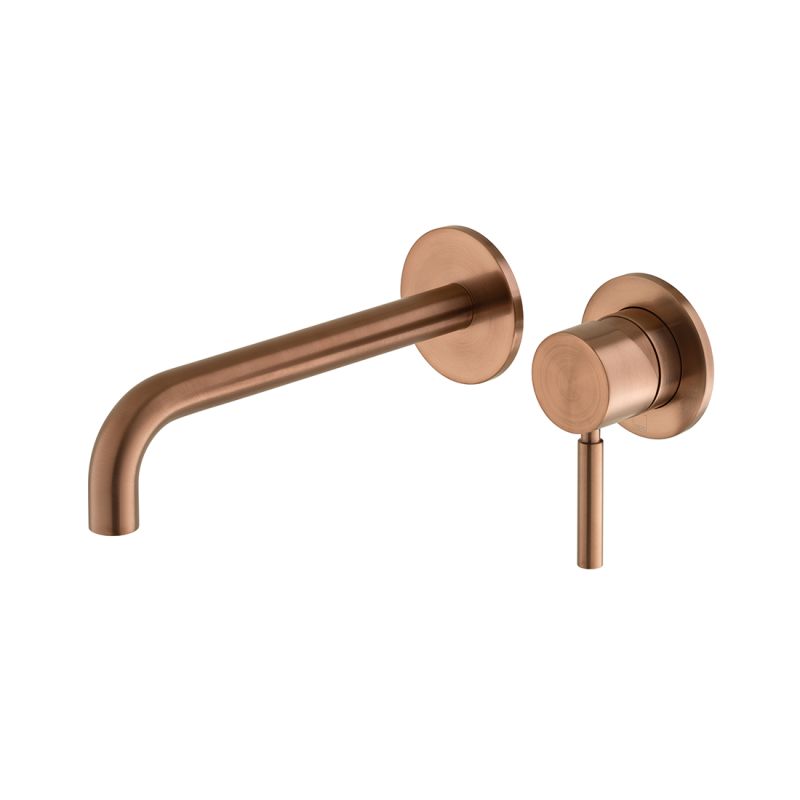Origins Wall Mounted Basin Mixer Tap, 180mm Spout