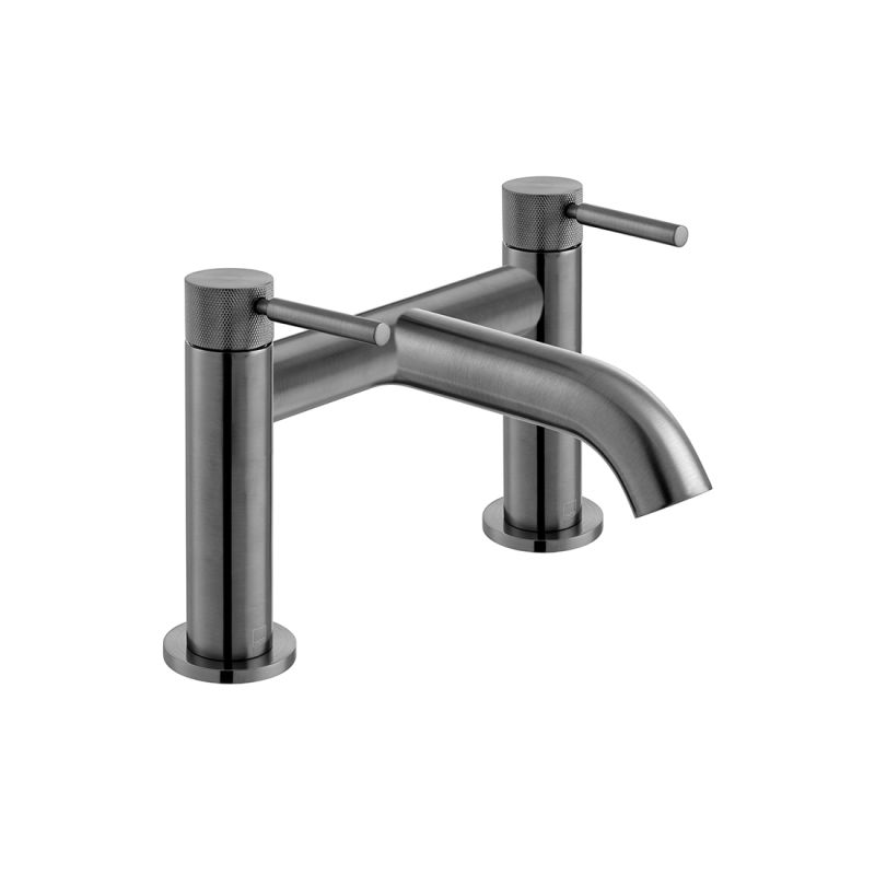 Origins Knurled Deck Mounted Bath Filler Tap 