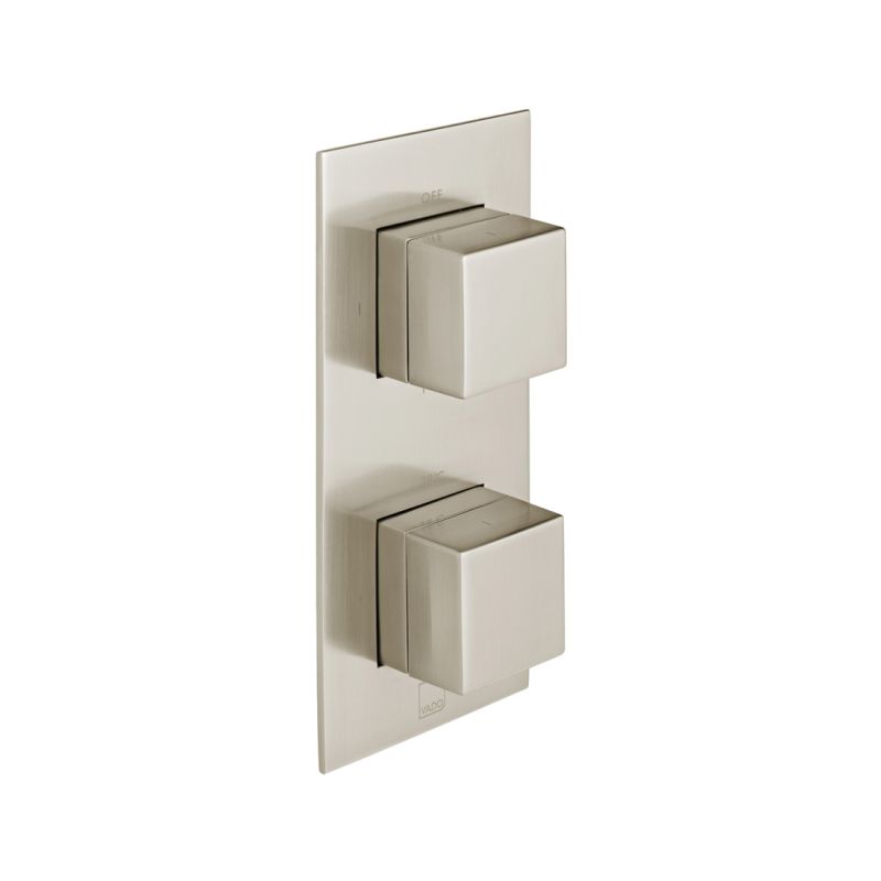 Tablet Notion Vertical Concealed Thermostatic Shower Valve with All-Flow Function, 2 Outlet 2 Handle