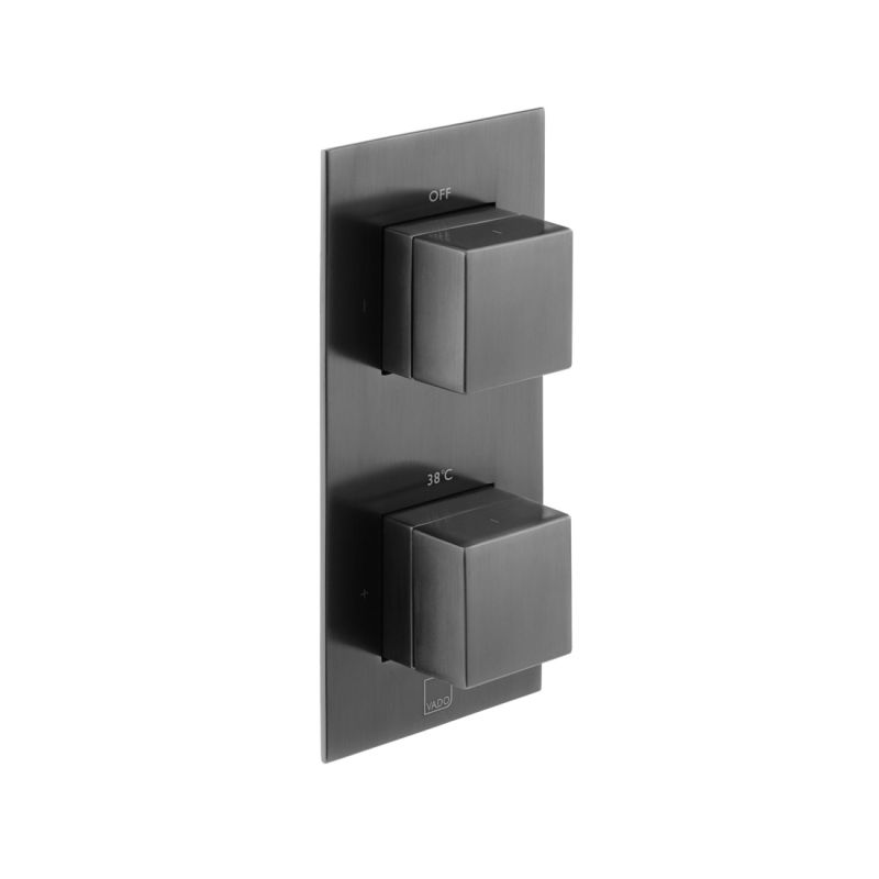 Tablet Notion Vertical Concealed Thermostatic Shower Valve, 1 Outlet 2 Handle