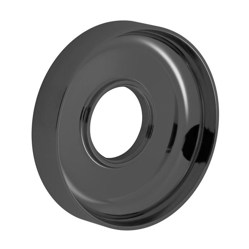 Zone Halo Temperature Dial Trim Kit for Zone Thermostatic Shower Valve in Polished Black ind z halo pb 1