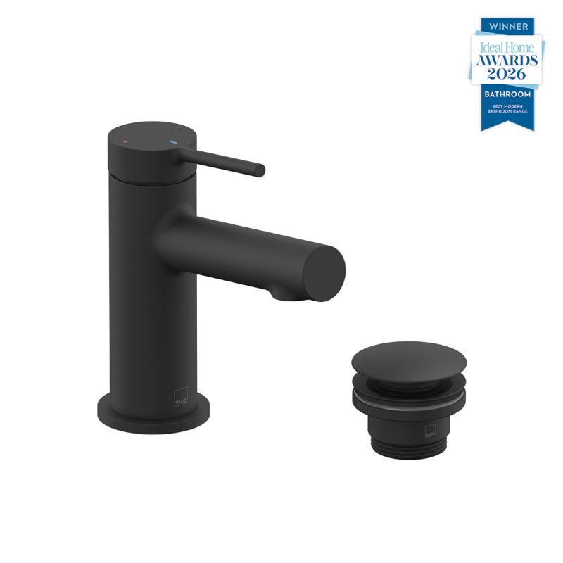 Safari Lever Mini Mono Basin Mixer Tap for Low Pressure System and Universal Basin Waste