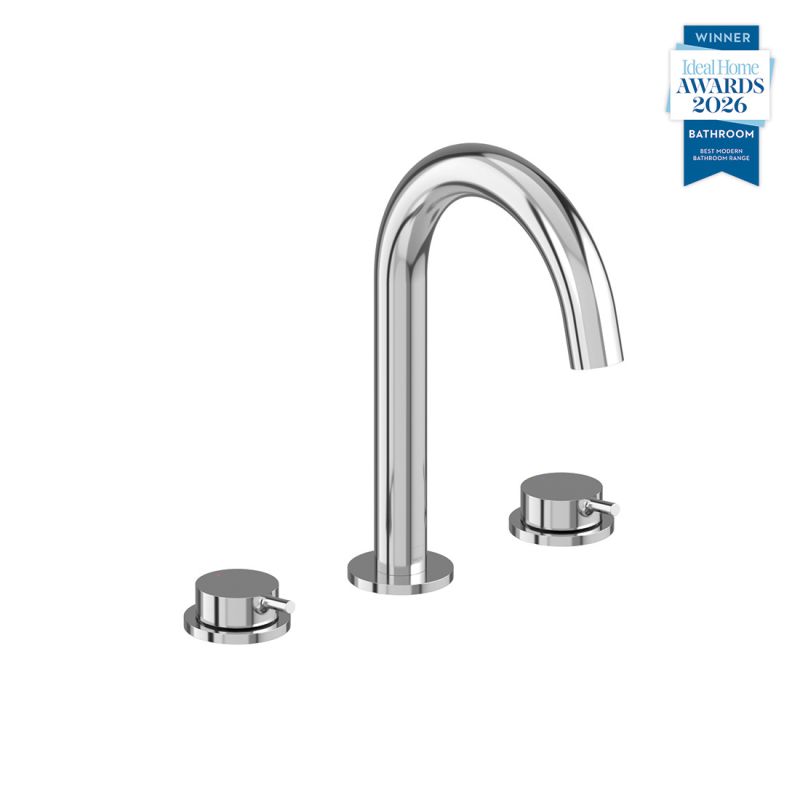 Safari Lever Deck Mounted Basin Mixer Tap