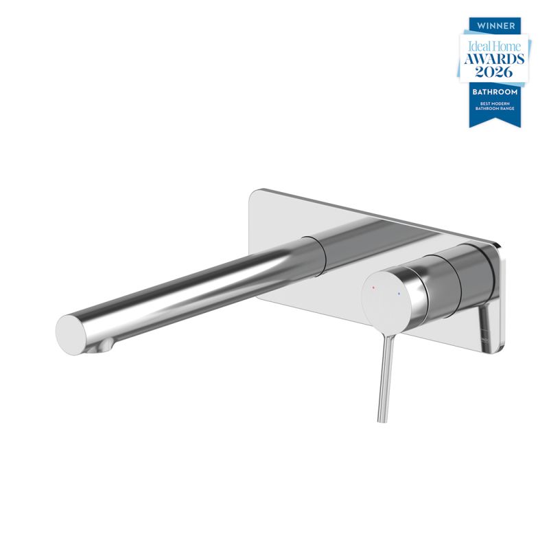 Safari Lever Wall Mounted Basin Mixer with Square Backplate