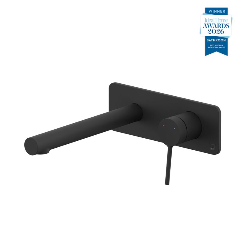 Safari Lever Wall Mounted Basin Mixer with Square Backplate