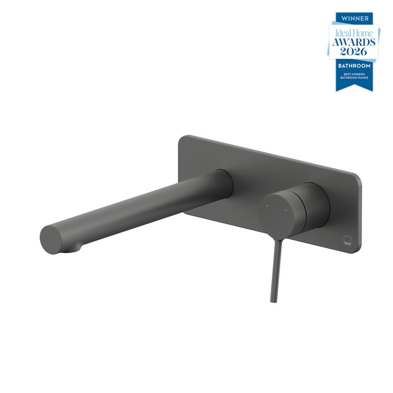 Safari Lever Wall Mounted Basin Mixer with Square Backplate