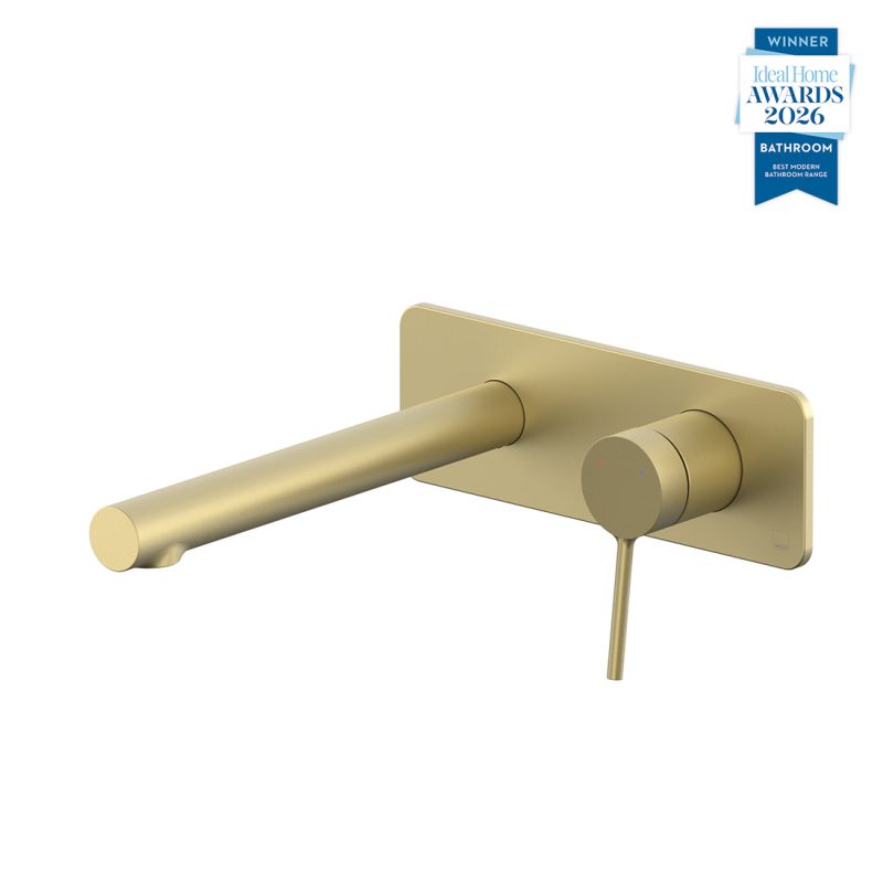 Safari Lever Wall Mounted Basin Mixer with Square Backplate