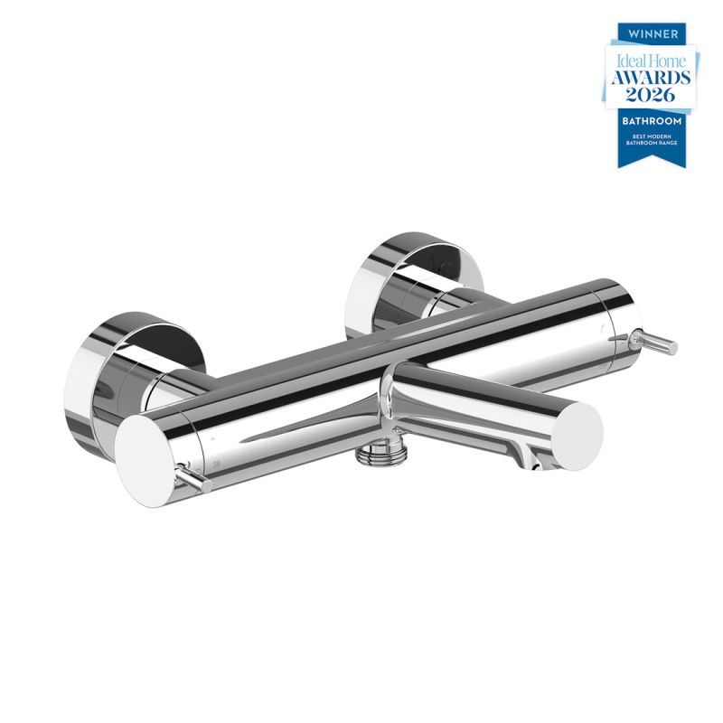 Safari Lever Wall Mounted Exposed Thermostatic Bath Shower Mixer