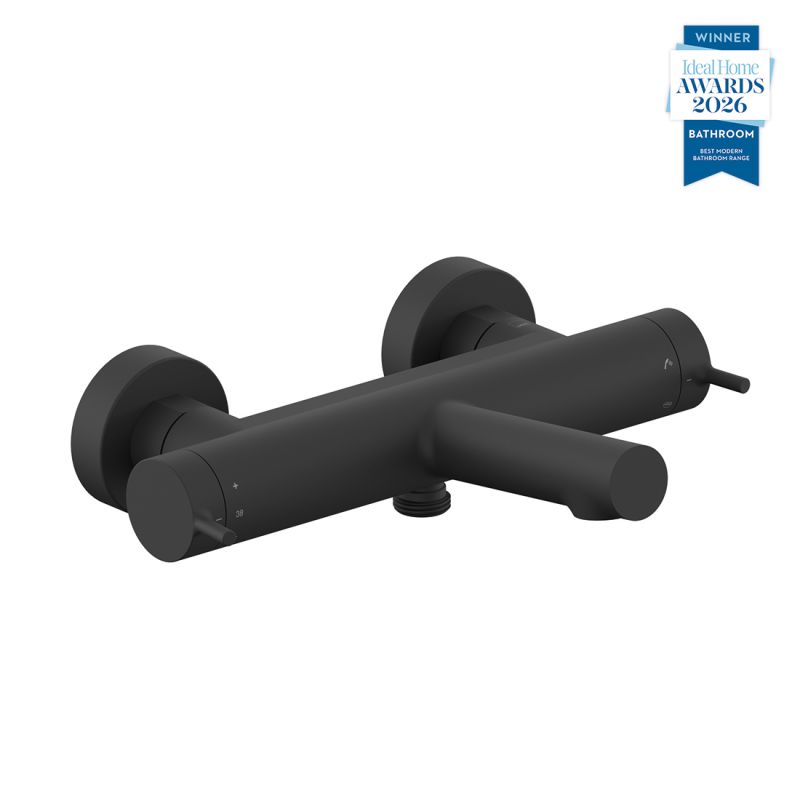 Safari Lever Wall Mounted Exposed Thermostatic Bath Shower Mixer