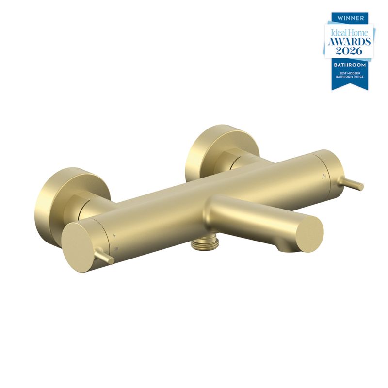 Safari Lever Wall Mounted Exposed Thermostatic Bath Shower Mixer