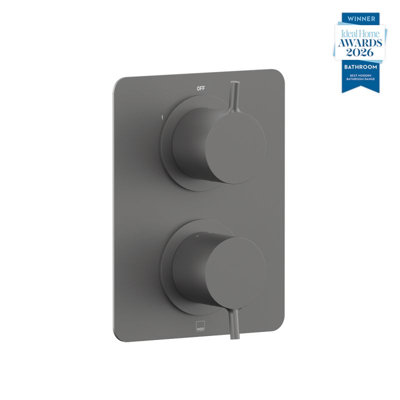 Safari Lever 2 Outlet 2 Handle Concealed Thermostatic DX Valve