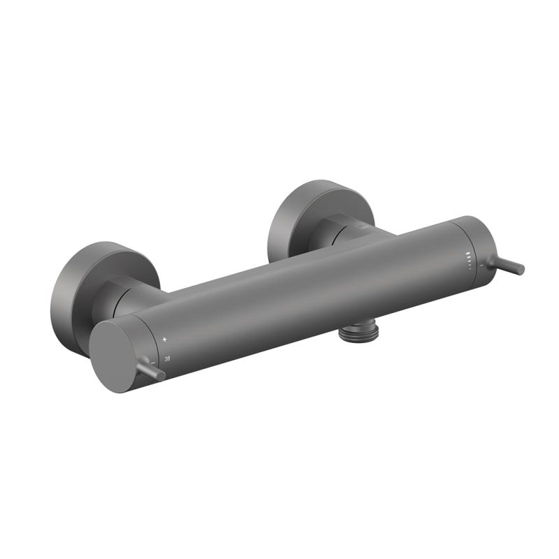 Safari Lever Wall Mounted Exposed Thermostatic Shower Bar Valve