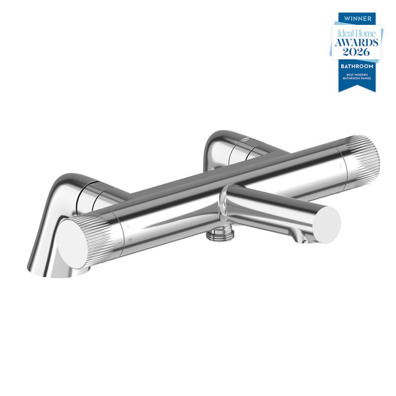 Safari Leverless Deck Mounted Exposed Thermostatic Bath Shower Mixer