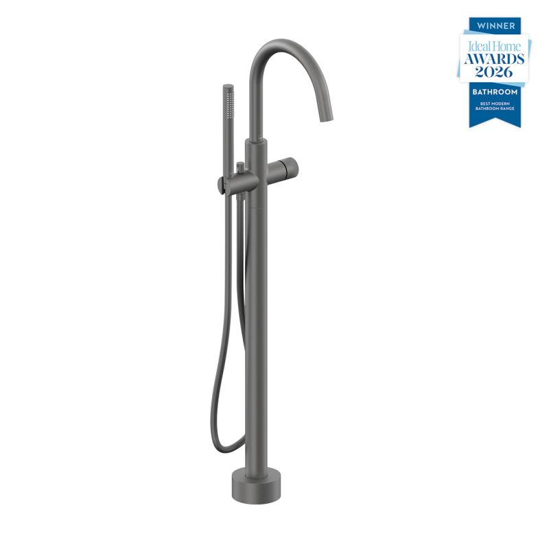 Safari Floorstanding Leverless Bath Shower Mixer Tap