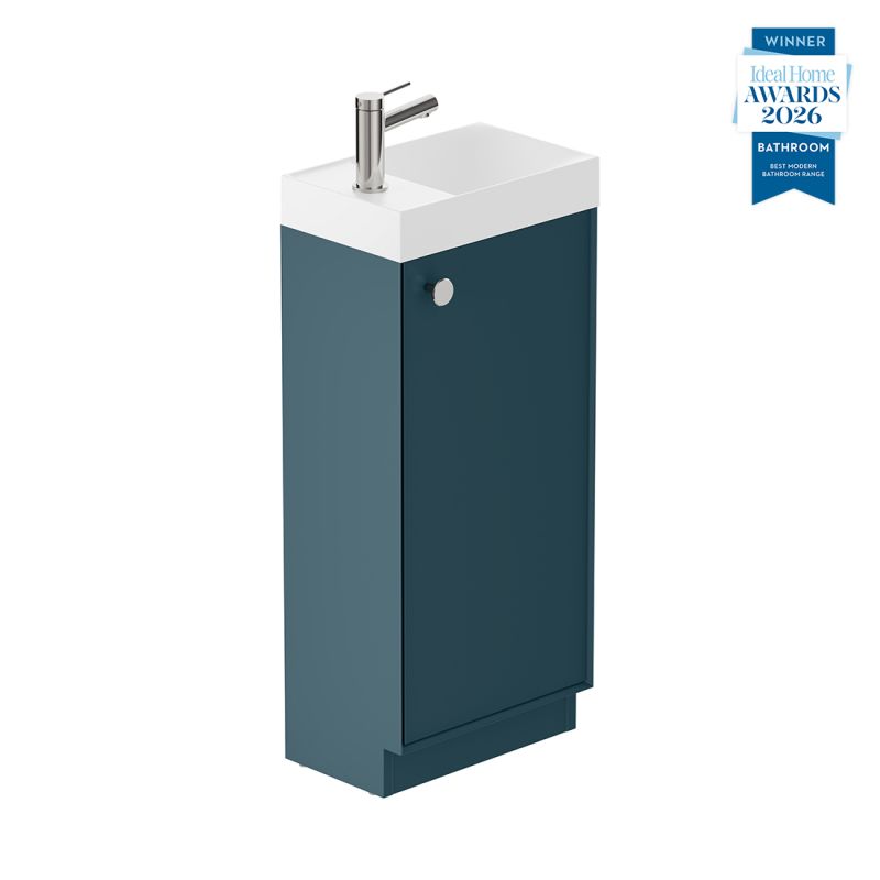 Safari Floor Mounted Cloakroom Unit, 400mm Left Pull