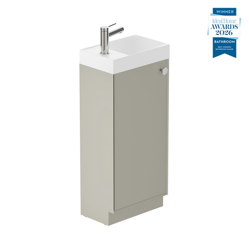 Safari Floor Mounted Cloakroom Unit, 400mm Right Pull