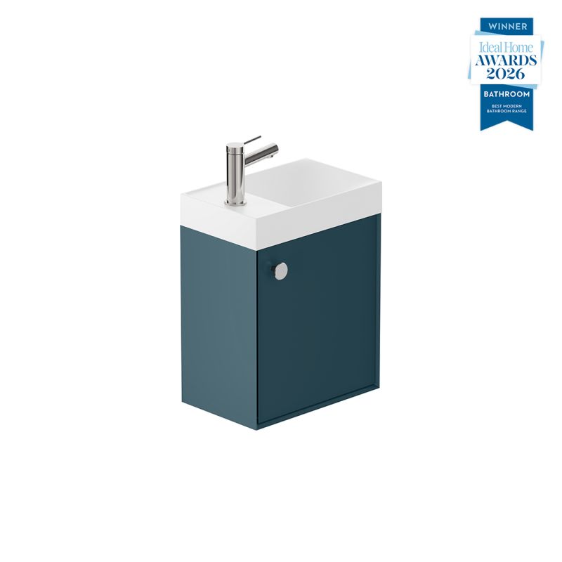 Safari Wall-Hung Cloakroom Unit, 400mm Left Pull