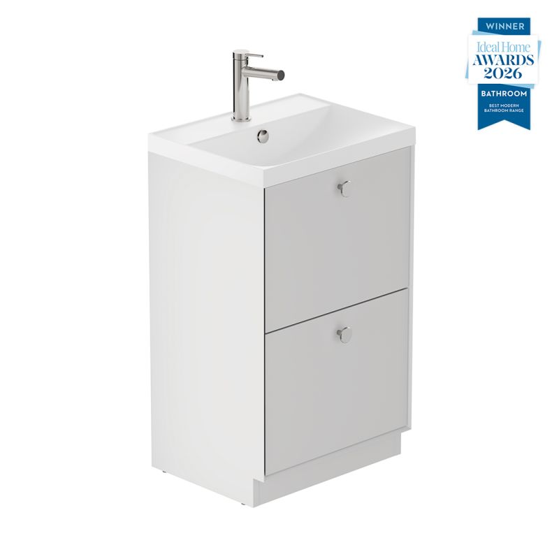 Safari Floor Mounted Vanity Unit, 500mm 