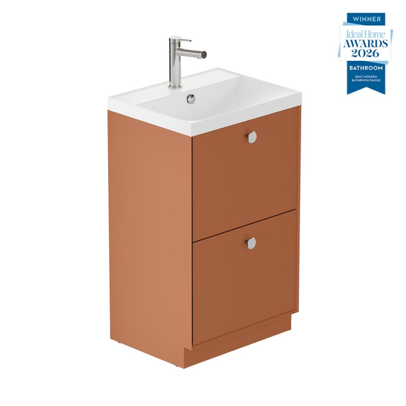 Safari Floor Mounted Vanity Unit, 500mm 