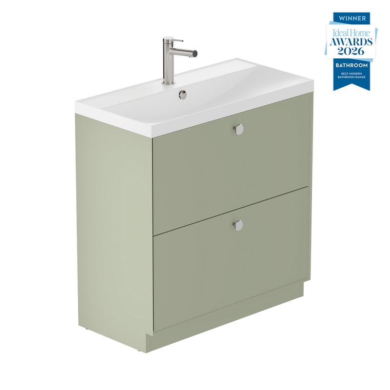 Safari Floor Mounted Vanity Unit, 800mm