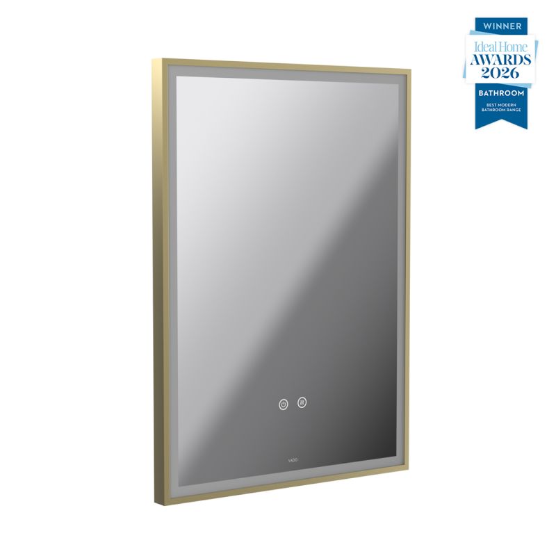 Safari Rectangle Illuminated LED Bathroom Mirror, 500mm x 700mm