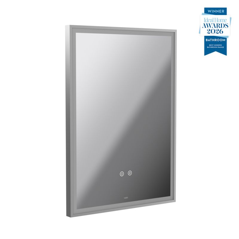 Safari Rectangle Illuminated LED Bathroom Mirror, 500mm x 700mm