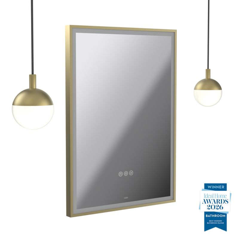 Safari 500mm Wireless Bathroom Mirror and Globe Pendant Light Package