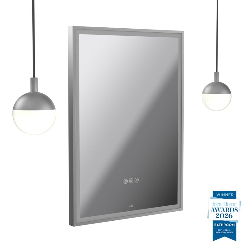 Safari 500mm Wireless Bathroom Mirror and Globe Pendant Light Package