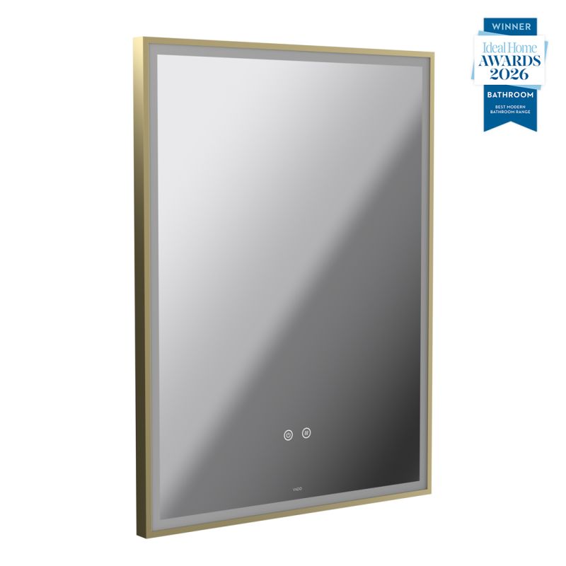Safari Rectangle Illuminated LED Bathroom Mirror, 600mm x 800mm