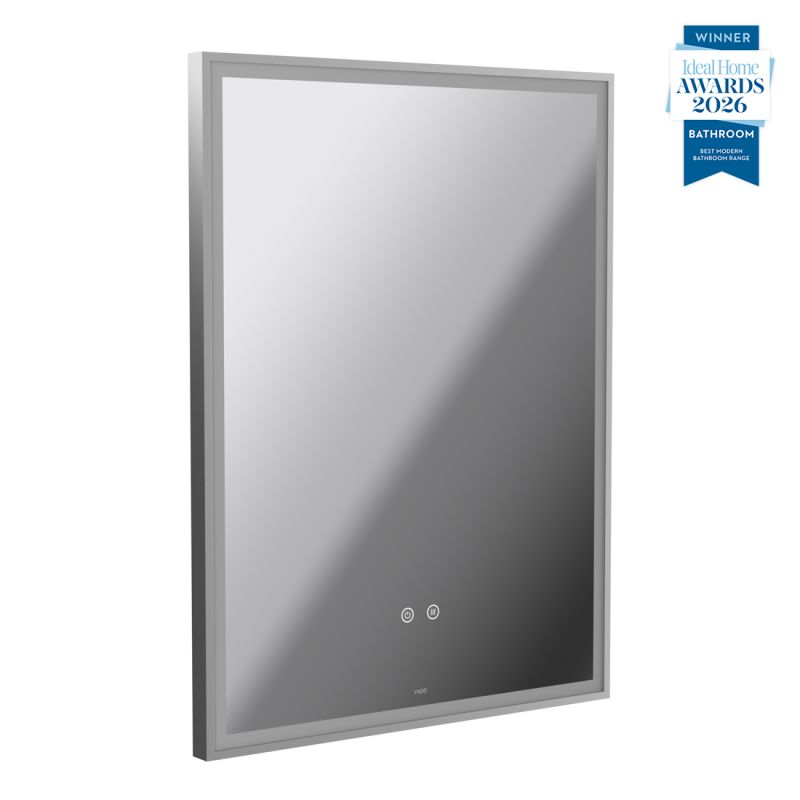 Safari Rectangle Illuminated LED Bathroom Mirror, 600mm x 800mm