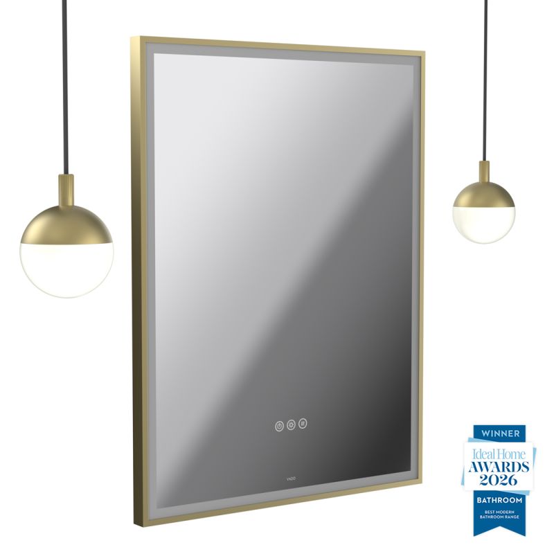 Safari 600mm Wireless Bathroom Mirror and Globe Pendant Light Package Safari 600mm Wireless Bathroom Mirror and Globe Pendant Light Package