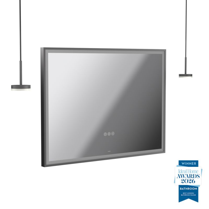 Safari 800mm Wireless Bathroom Mirror and Disc Pendant Light Package
