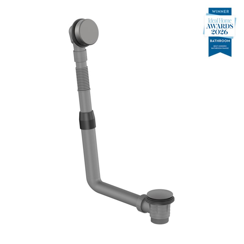 Round Clic-Clac Bath Waste and Overflow
