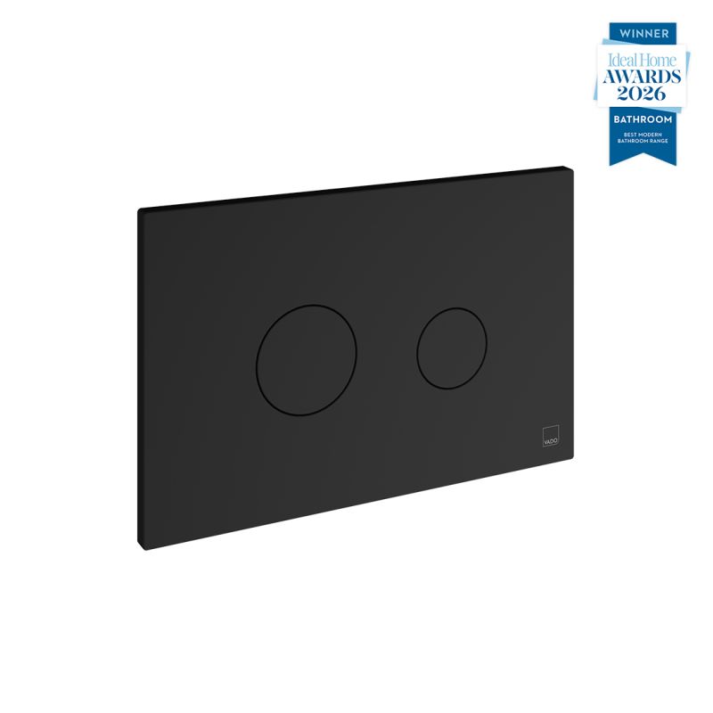 Round Button Flush Plate